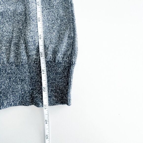 Reitmans Womens Cardigan Sweater Button Front Ombre Black Gray Silver Small - Picture 3 of 7